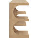 Catrine 60 X 18 inch Rustic Oak Desk